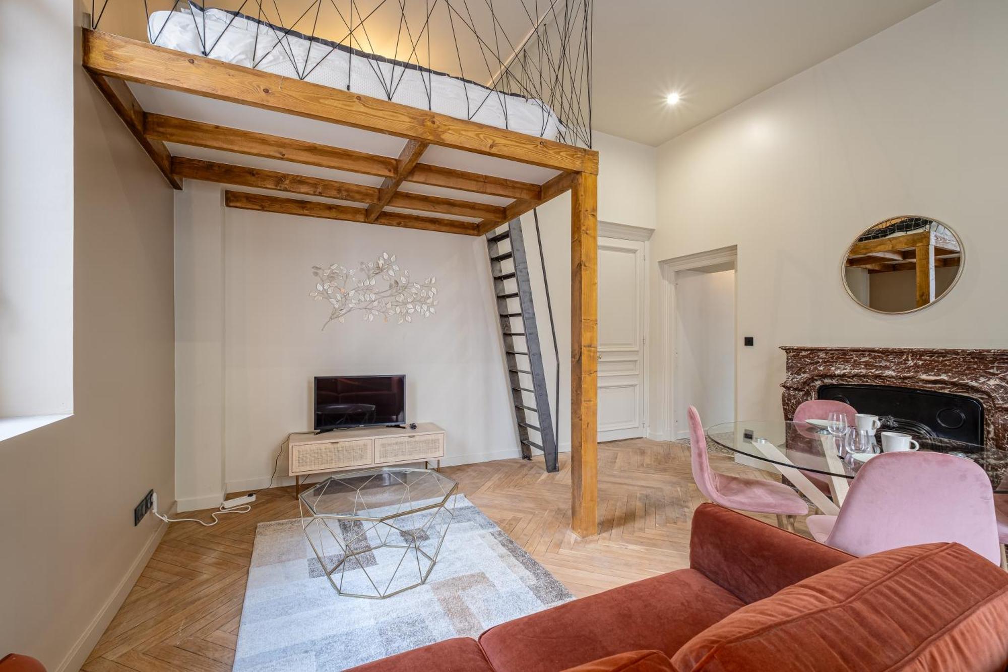Le Poudre Cours Fauriel Magnifique Appartement Saint-Etienne  Eksteriør bilde