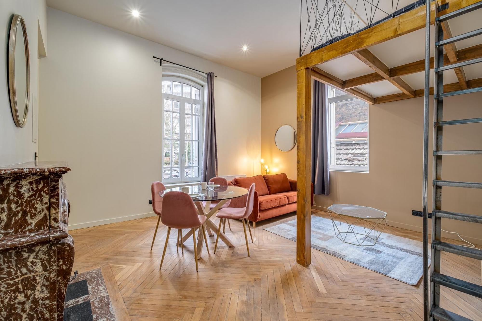 Le Poudre Cours Fauriel Magnifique Appartement Saint-Etienne  Eksteriør bilde