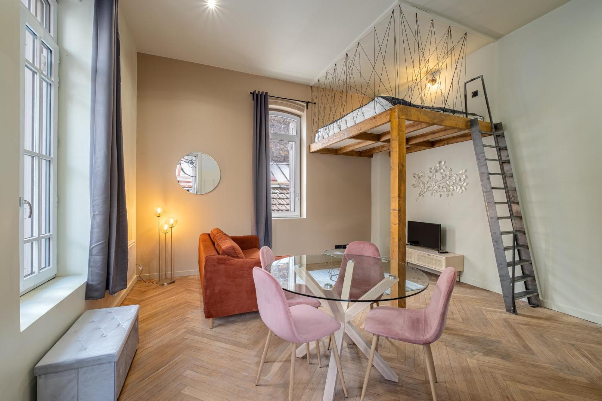 Le Poudre Cours Fauriel Magnifique Appartement Saint-Etienne  Eksteriør bilde